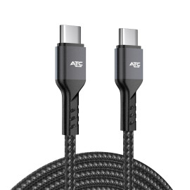 ATC-C8 Καλώδιο Φόρτισης & Συγχρονισμού USB-C σε USB-C 60W 3m