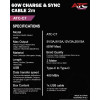 ATC-C7 Καλώδιο Φόρτισης & Συγχρονισμού USB Type-C σε Type-C 60W 2m