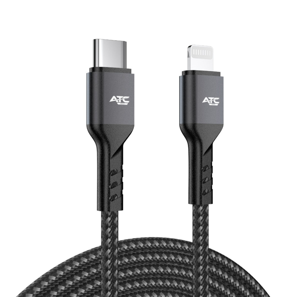 ATC-C9 Καλώδιο Φόρτισης & Συγχρονισμού USB-C σε Lightning 20W 2m