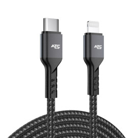 ATC-C9 Καλώδιο Φόρτισης & Συγχρονισμού USB-C σε Lightning 20W 2m