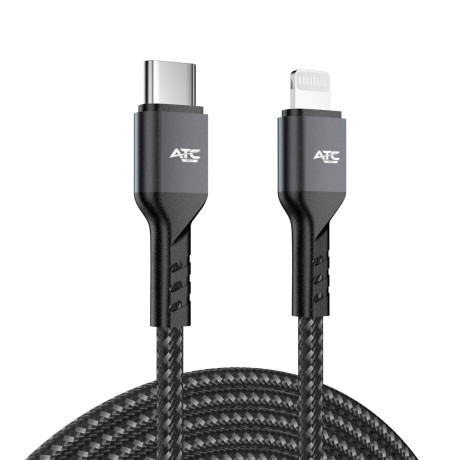 ATC-C9 Καλώδιο Φόρτισης & Συγχρονισμού USB-C σε Lightning 20W 2m