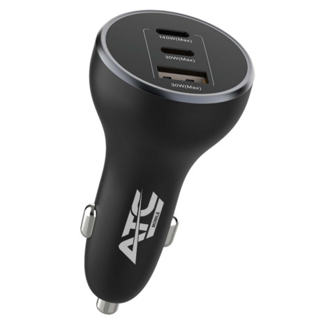 ATC-CA14 Φορτιστής Αυτοκινήτου 160W με USB-A & 2xType-C