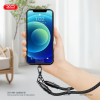 XO NB-Q289B Καλώδιο Φόρτισης & Μεταφοράς Δεδομένων Type-C σε Type-C Πλεκτό 60W Μαύρο 20cm