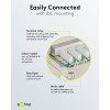 Goobay CAT 6 Patch Panel 8 Θυρών STP Mini/Desktop 93047 Γκρι