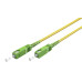 Goobay Καλώδιο Οπτικής FTTH Ίνας Μονής Λειτουργίας OS2 Κίτρινο 10μ