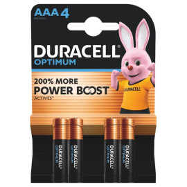 Duracell Optimum Μπαταρία MN2400 LR03 AAA (4τμχ)
