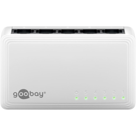 Goobay Gigabit Ethernet Switch 5 Θυρών 64563 Λευκό