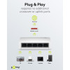 Goobay Gigabit Ethernet Switch 5 Θυρών 64563 Λευκό