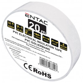 Entac Μονωτική 0.18x19mm Άσπρο 20m