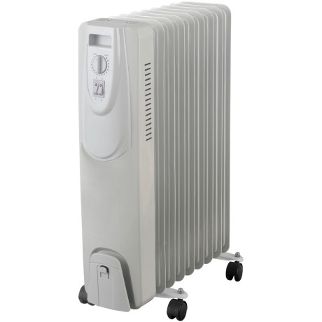 Entac Καλοριφέρ Λαδιού 9 Φέτες 2000W Λευκό με Timer Αντίστροφης Μέτρησης