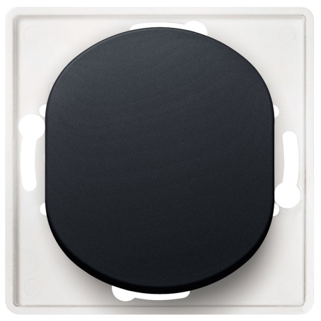 EON E6090.E1 push-button switch without cover fram soft-touch black