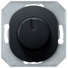 EON E6173.E Dimmer without cover frame with rotary single-pole switch 40-400VA, soft-touch black