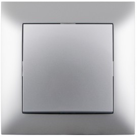 Entac 101 Arnold Recessed wall switch single-pole Silver