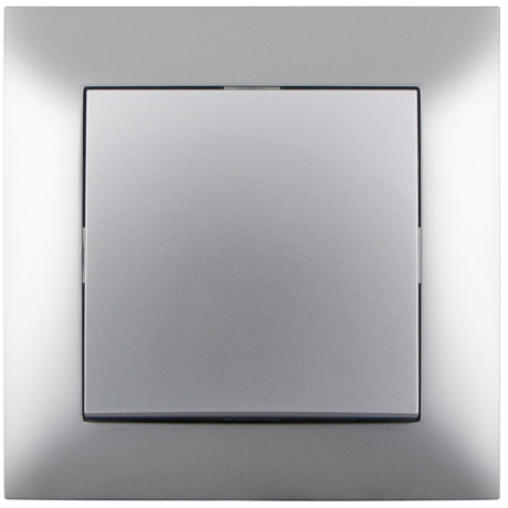 Entac 101 Arnold Recessed wall switch single-pole Silver