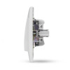 Entac 106+6 Arnold Recessed alternative switch White