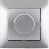 Entac Arnold Recessed wall switch dimmer max.200W Silver
