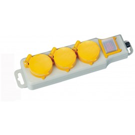 Entac Πολύπριζο 3 Θέσεων με Διακόπτη IP44 3G1.5 1.5m
