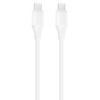 XO NB-Q291B Braided Type-c σε Type-c 60W Καλώδιο Δεδομένων Λευκό