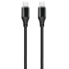 XO NB-Q291B Braided Type-c σε Type-c 60W Καλώδιο Δεδομένων Μαύρο