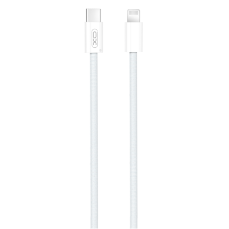 XO NB-Q260A Καλώδιο Φόρτισης & Δεδομένων Lightning σε Type-C 27W Πλεκτό 1m