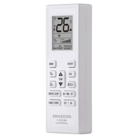 SMASOON K-8008E Universal Τηλεχειριστήριο Κλιματισμού Λευκό