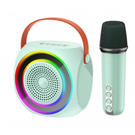 XO F42 Φορητό Ηχείο Karaoke RGB Bluetooth Stereo Με Μικρόφωνο Μπλέ
