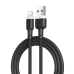 XO NB208 Καλώδιο Φόρτισης + Data Lightning 1m Μαύρο