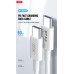 XO NB-Q190B 60W Καλώδιο Φόρτισης + Data Type-C Σε Type-C 2m