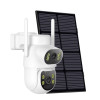 XO CR19 Εξωτερική Solar Κάμερα 4G AOV με Διπλό Φακό & 4 Megapixel