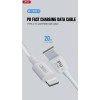 XO NB-Q189A PD 20W Καλώδιο Φόρτισης + Data Type-C σε Lightning 1m