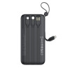 XO PR279 Powerbank με Καλώδια USB-A Type-C Micro & Lightning 20.000mAh