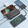 XO PR279 Powerbank με Καλώδια USB-A Type-C Micro & Lightning 20.000mAh