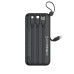 XO PR280 Powerbank με Καλώδια USB-A Type-C Micro & Lightning 30.000 mAh