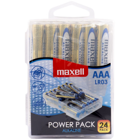 MAXELL Αλκαλικές LR03 Μπαταρία AAA (24 τμχ)