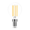 Modee LED Λάμπα Filament Globe Mini G45 4W E14 4000K 470lm ERP