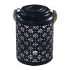 Modee Lighting LED Ηλιακό Φαναράκι Κήπου LT005B (H26x17x17cm) Μαύρο