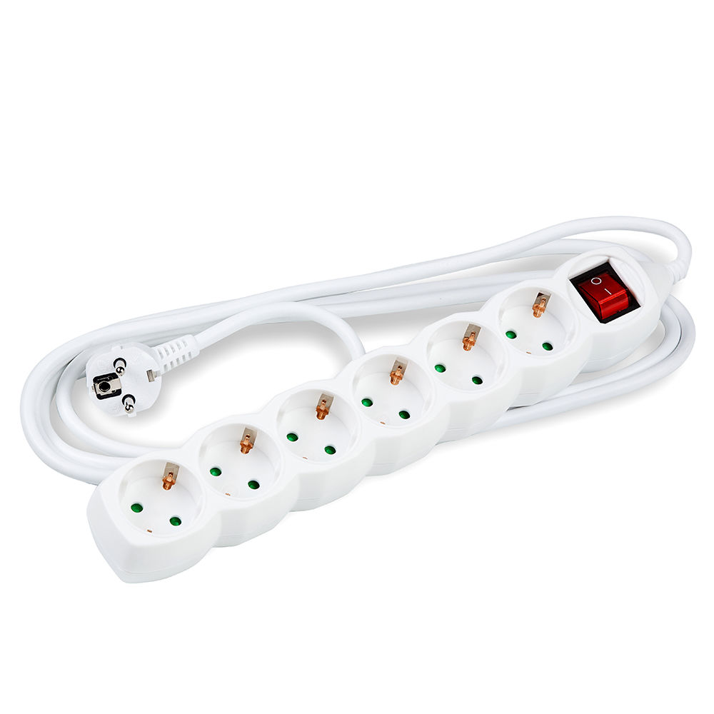 Technik Πολύπριζο 6 θέσεων 3x1,5mm 5m με Διακόπτη