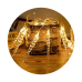 Modee Χριστουγεννιάτικα Φωτάκια LED (20LED/2.85m/15cm) Θερμό Λευκό
