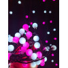 Modee Christmas LED Λαμπάκια Τύπου Berry με Βύσμα (100LED/10m/10cm) Ροζ & Ψυχρό