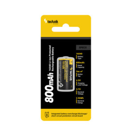 Technik Επαναφορτιζόμενη Μπαταρία 16340 RCR123 TR1680 800mAh 3,7V B1