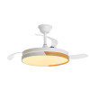 Modee Φωτιστικό & Ανεμιστήρας Οροφής LED 33W 3CCT & Τηλεχειριστήριο
