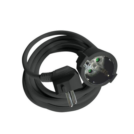 Technik Μπαλαντέζα 2m 1 Θέσης 3×1,5 mm² 16A Μαύρο