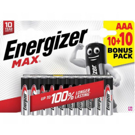 Energizer Max Αλκαλικές Μπαταρίες AAA B20