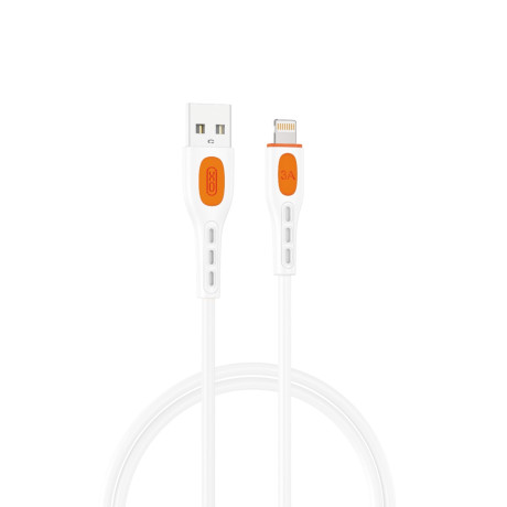XO NB280 Καλώδιο Δεδομένων Lightning  1M 3A Λευκό