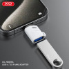 XO NB256A Αντάπτορας USB-A Θηλυκό σε Apple OTG με Κορδόνι Lanyard