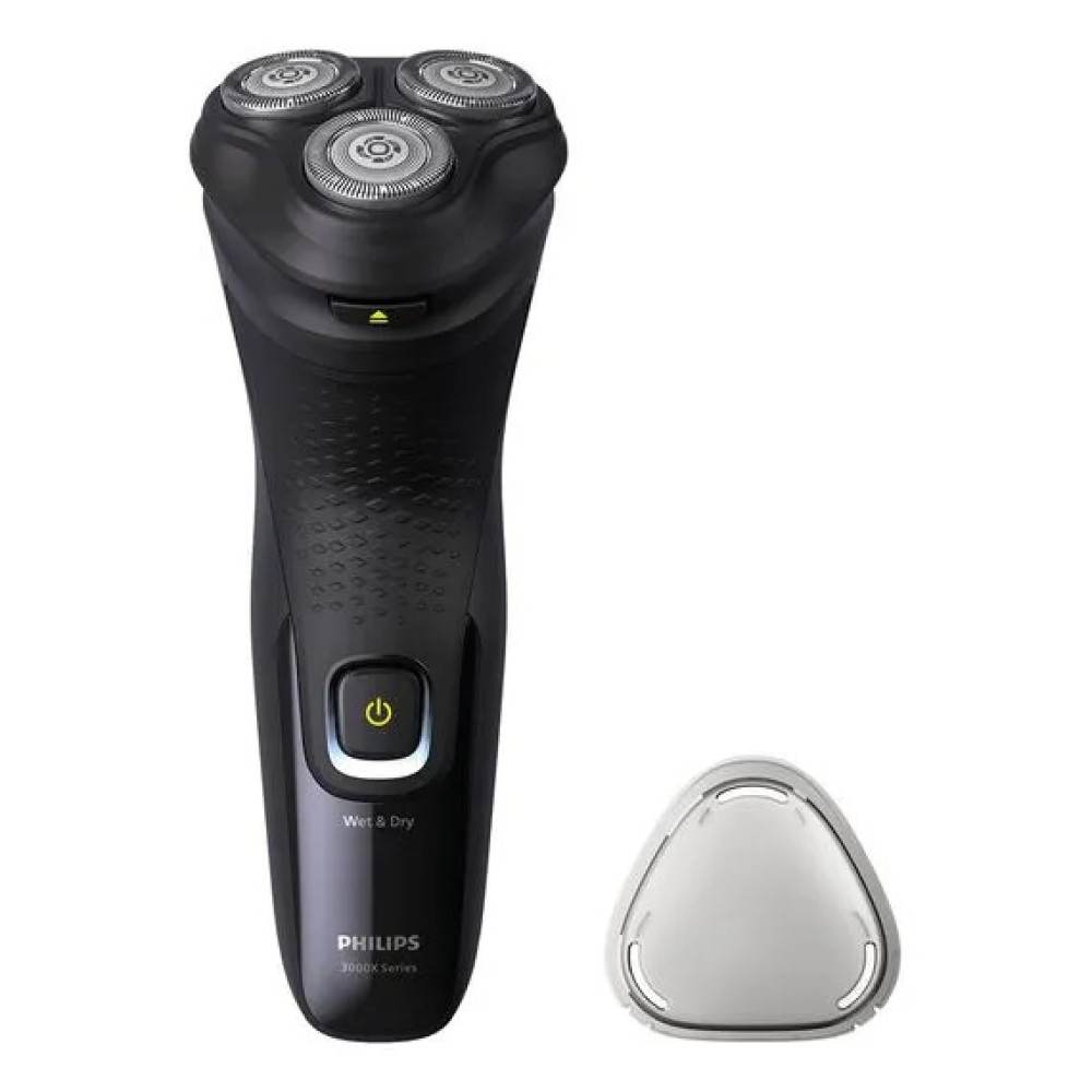 Philips Series X3021/00 Επαναφορτιζόμενη Ξυριστική Μηχανή με Τρίμερ Μαύρη