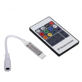 ATC Mini RF Ασύρματο RGB LED Τηλεχειριστήριο 5V-24V 12A