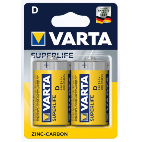 Varta Απλή R20 D (2τμχ)