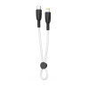 XO NB-Q248A Καλώδιο Φόρτισης + Data Suluo Series Type-c to Lightning 27W L=25cm Άσπρο