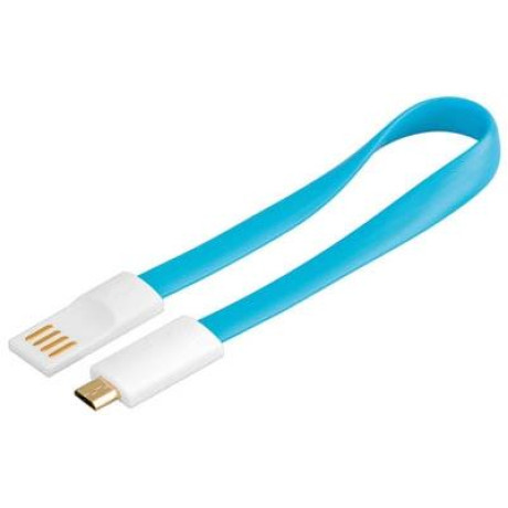 Goobay Καλώδιο USB 2.0 Male σε USB Micro B 0.2m 95906